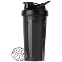 HAMMER SHAKER BOTELLA PARA BEBER E 20 OZ COLOR NEGRO C/ TAPA ROSCA